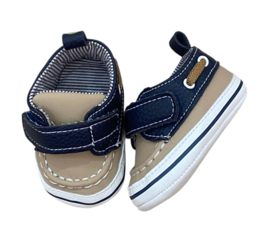 Zapatitos 0/3M TBDS38996 Niño First Steps Camel/Marino