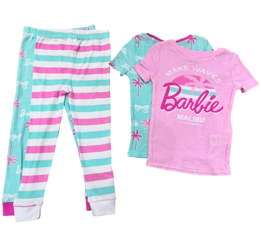 Pijama 4P 4T K277765BB Barbie Rosa