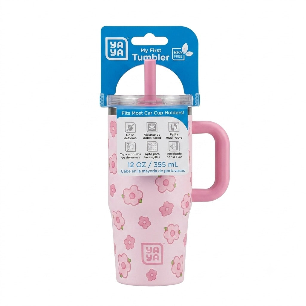Otra vista de vaso tumbler de 355 ml, marca YAYA