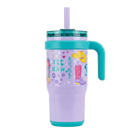 Vaso tumbler de 18 oz color lila, marca Reduce