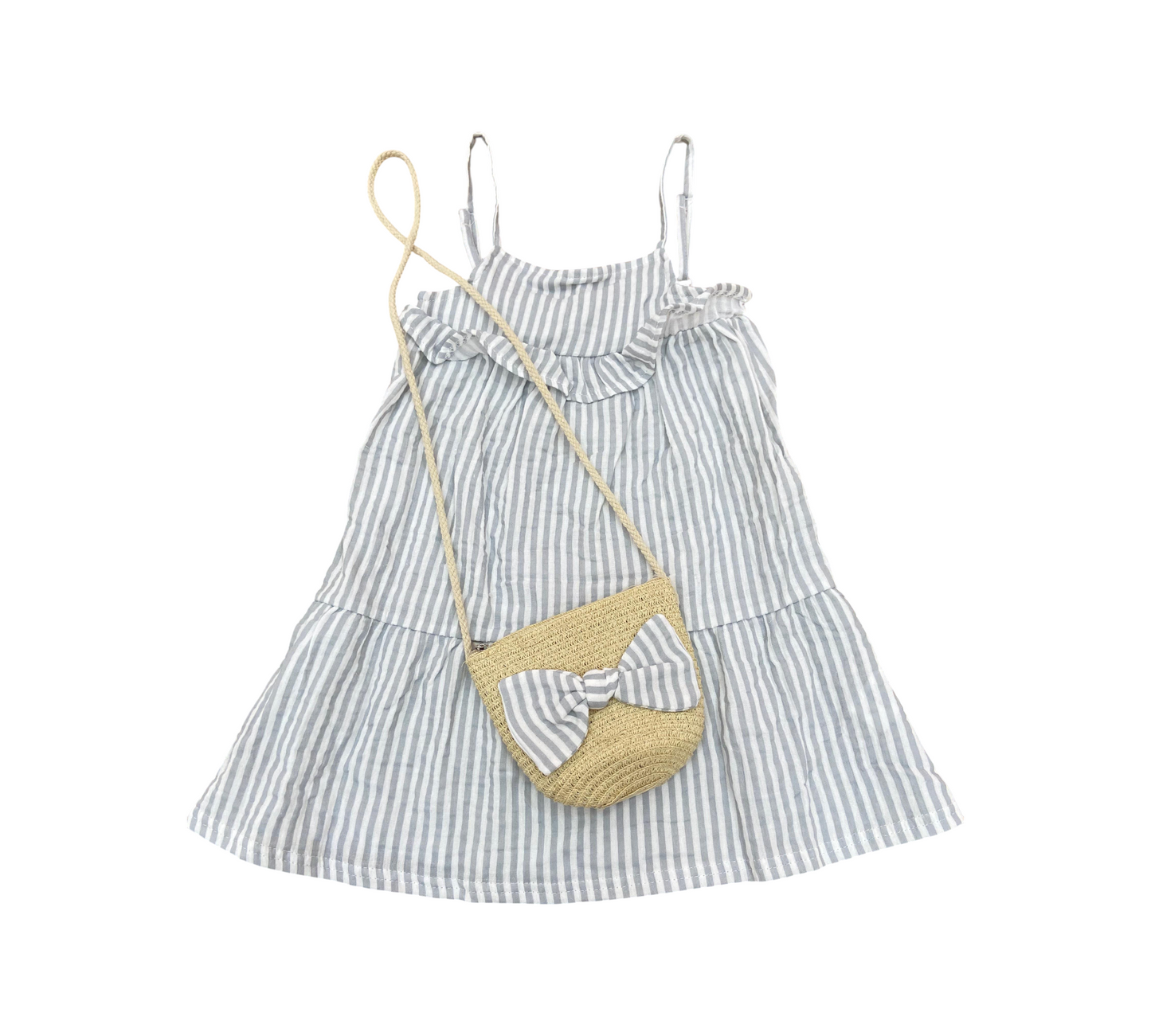 Vestido 6T G044E821 Rabbit+Bear Gris/Rayas