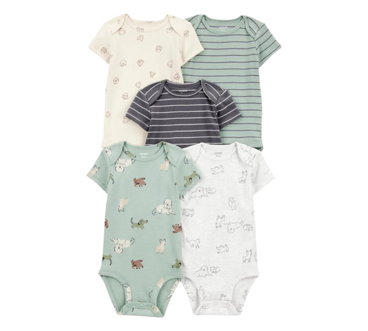 Pañaleros 3M 5P 1T009410 Carters Perritos