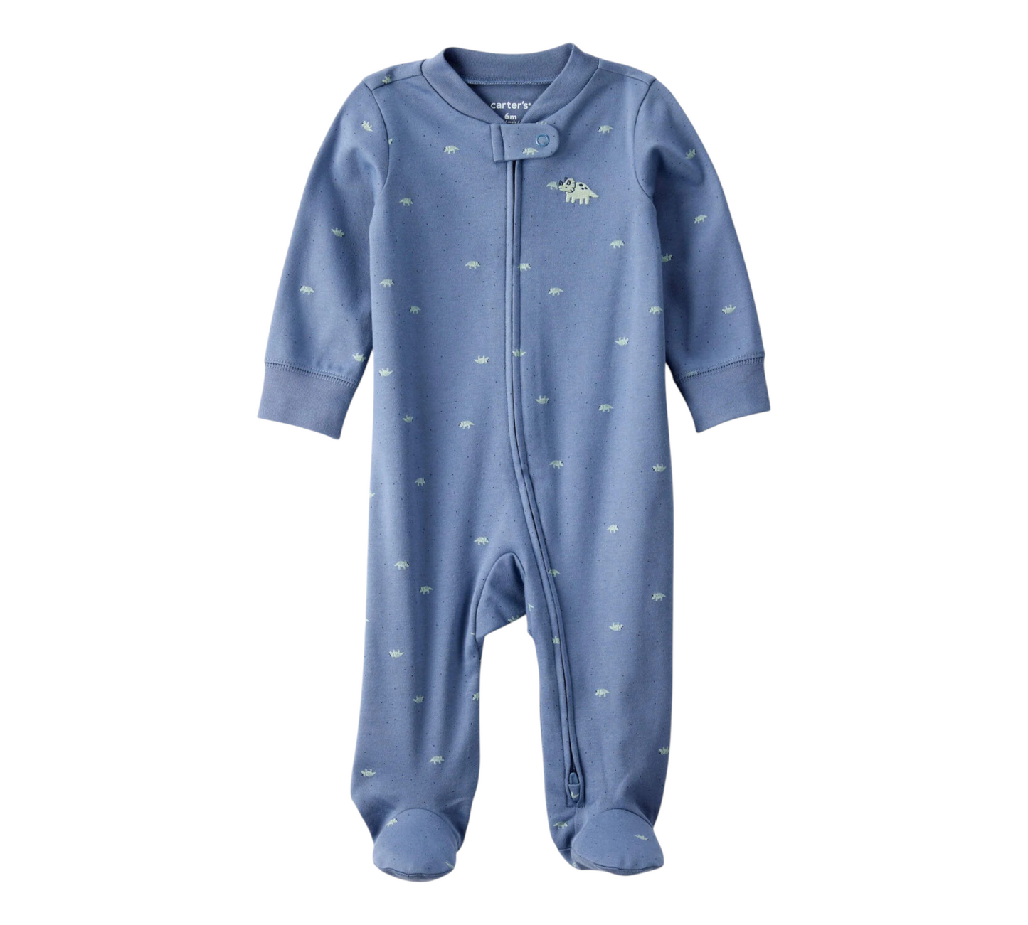 Mameluco 03M 1T594410 Carters Dino Verde/Azul