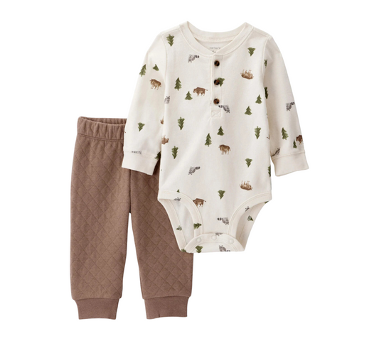 Set 2P 18M 1T476310 Carters Bosque/Café