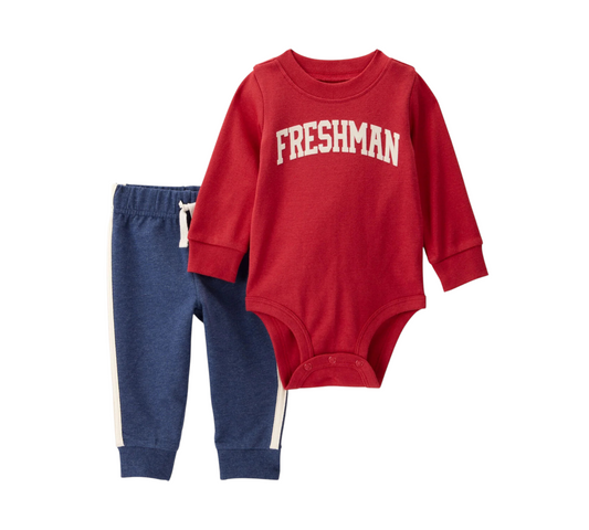 Set 2P 12M 1T475910 Carters Freshman Rojo