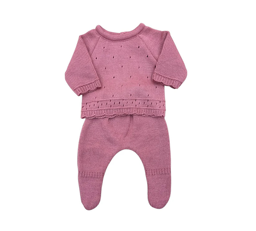 Set Tejido 2P Niña Niño Varios Colores