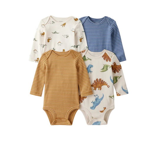 Pañaleros 4P 6M 1T582910 Carters Dinos/Rayas