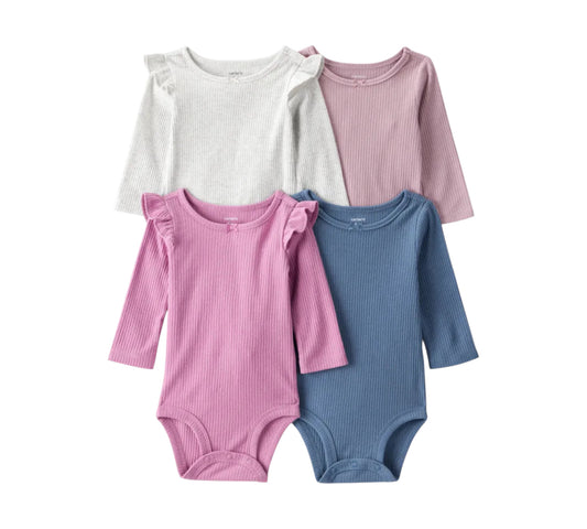 Pañaleros 4P RN 1T581910 Carters Colores/Moñito